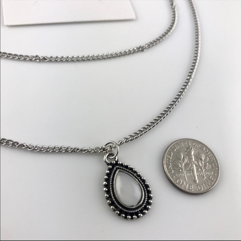 Moonstone Beautiful Layered Necklace - Picture 2 of 6